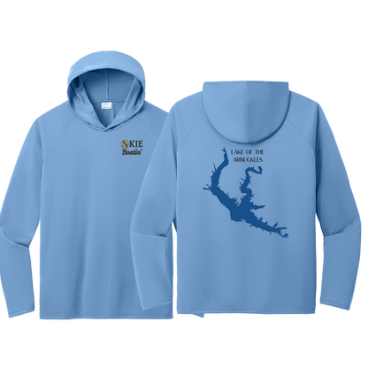 Okie Boatin' Lake Edition HOODED SPF Shirt