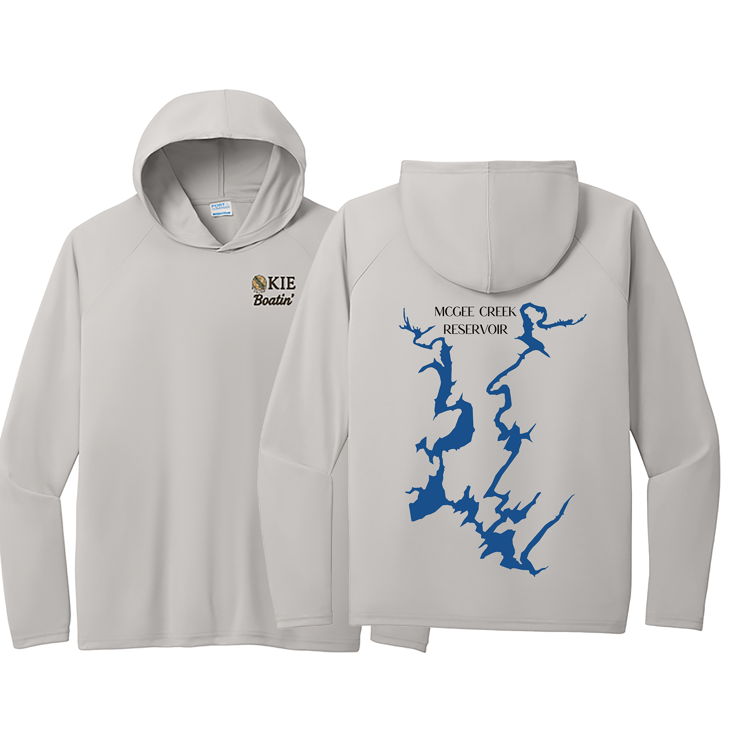 Okie Boatin' Lake Edition HOODED SPF Shirt