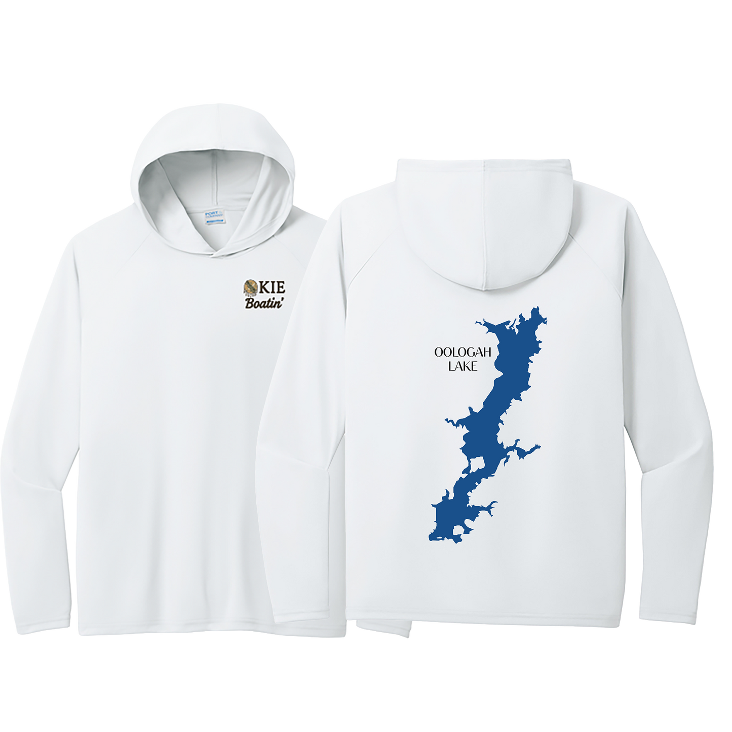 Okie Boatin' Lake Edition HOODED SPF Shirt