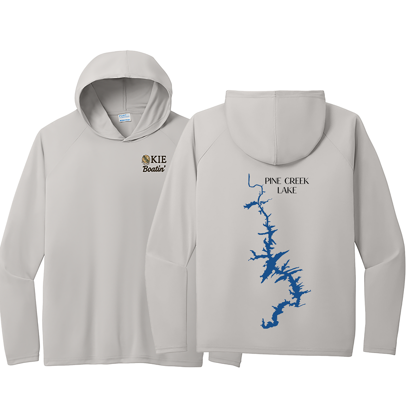 Okie Boatin' Lake Edition HOODED SPF Shirt