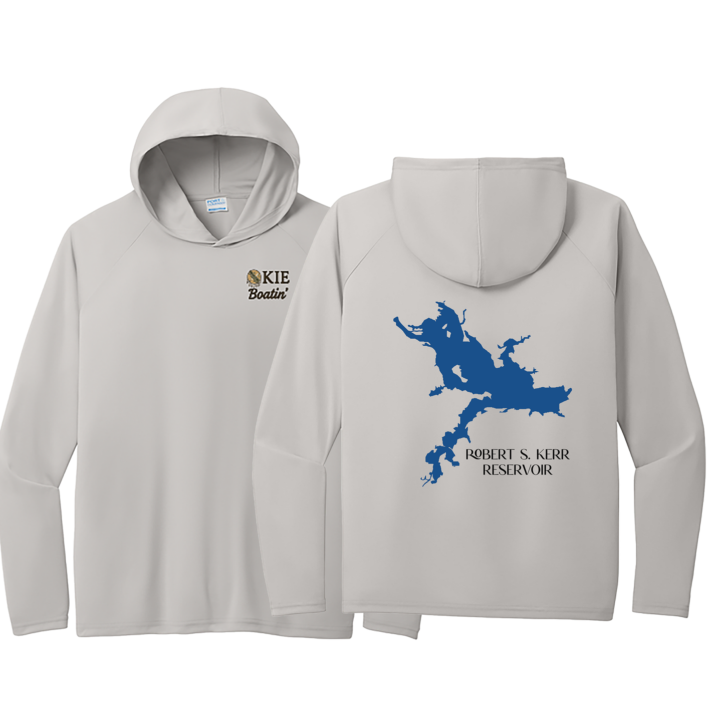 Okie Boatin' Lake Edition HOODED SPF Shirt
