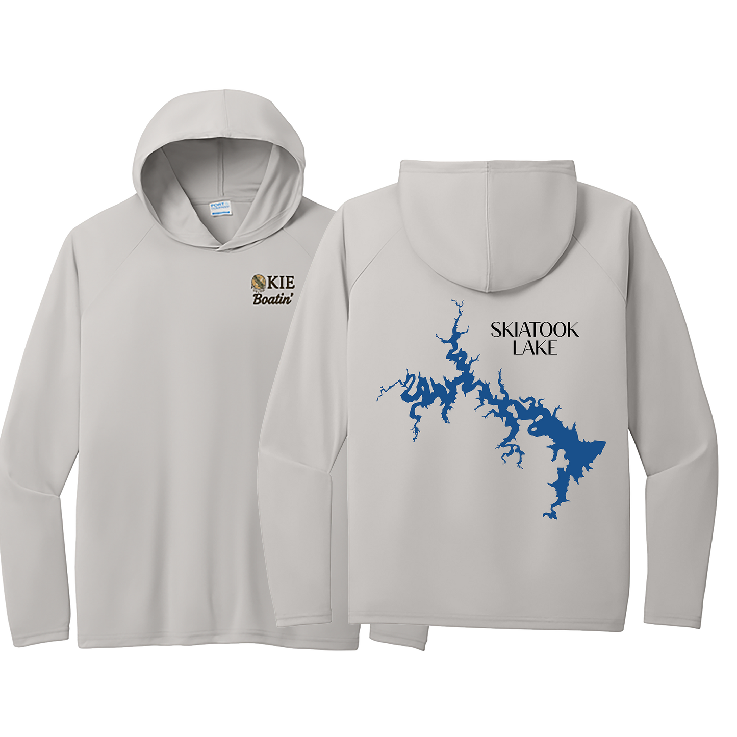 Okie Boatin' Lake Edition HOODED SPF Shirt
