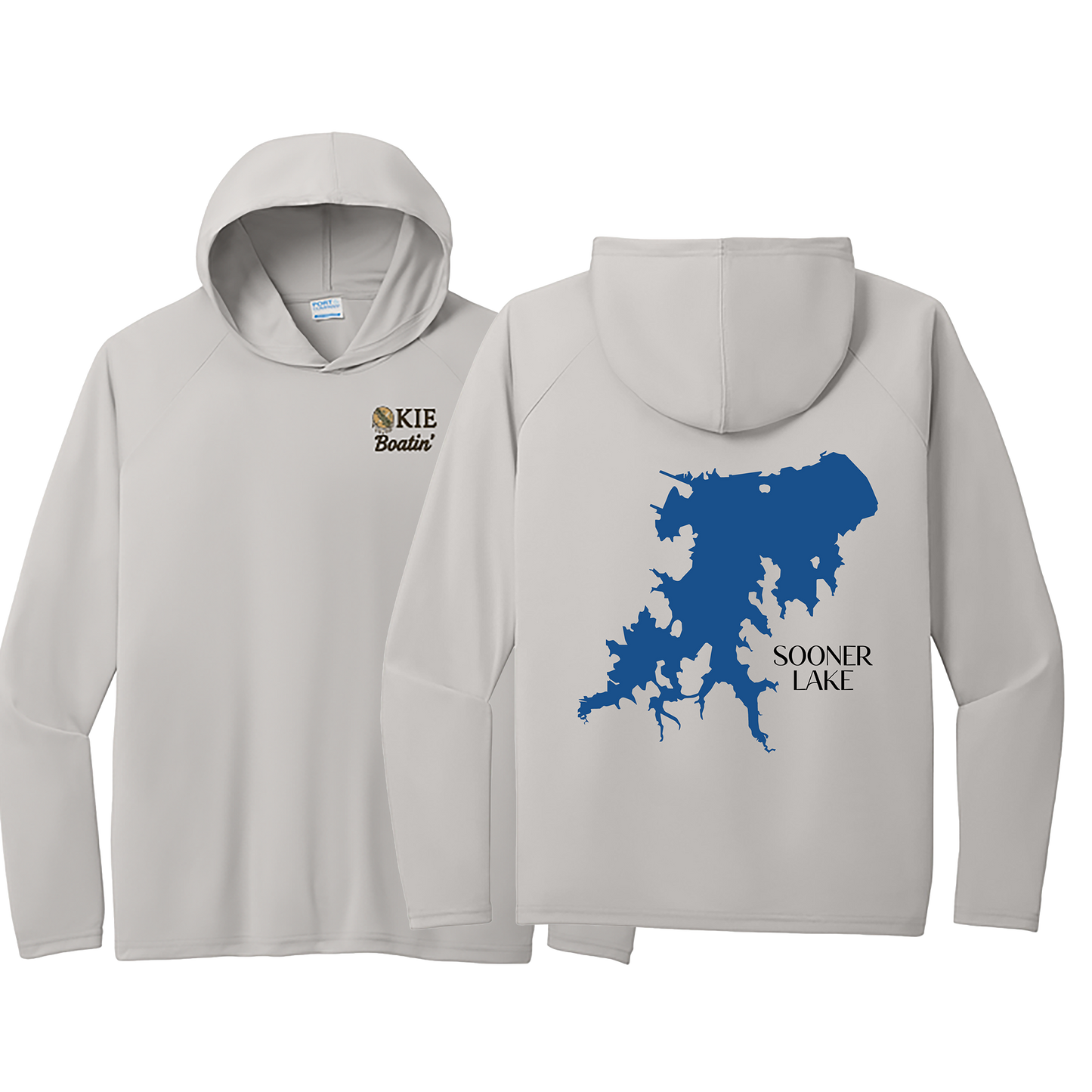 Okie Boatin' Lake Edition HOODED SPF Shirt