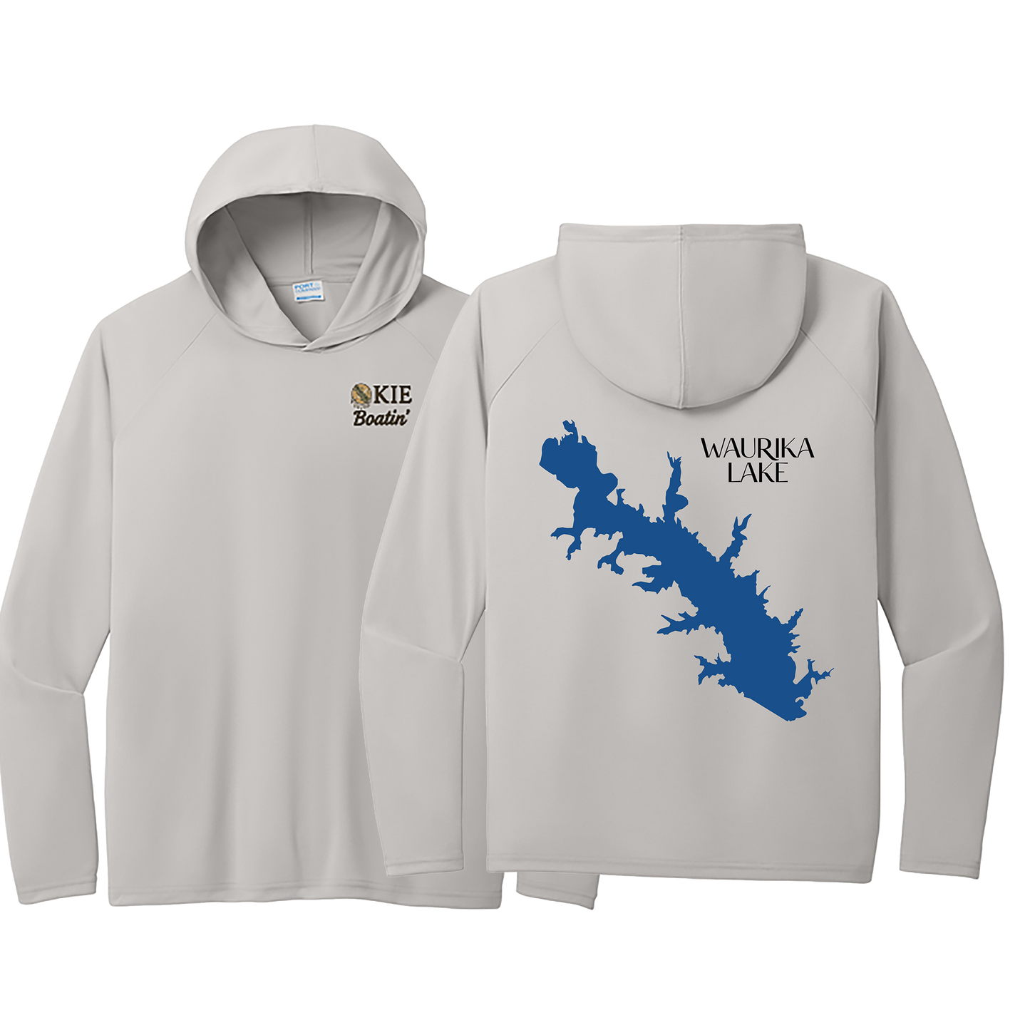 Okie Boatin' Lake Edition HOODED SPF Shirt